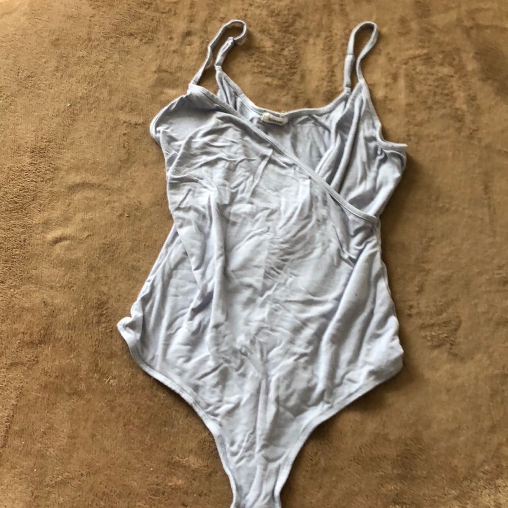 Blue bodysuit